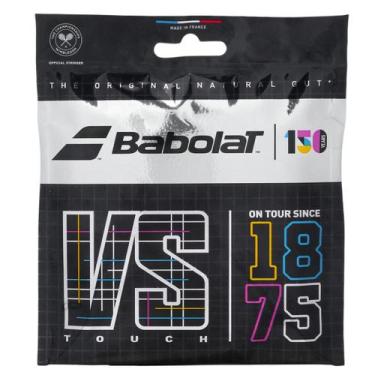 Imagem de Corda Babolat Touch VS 16 1.30mm Natural Gut 150 Anos - Set Individual