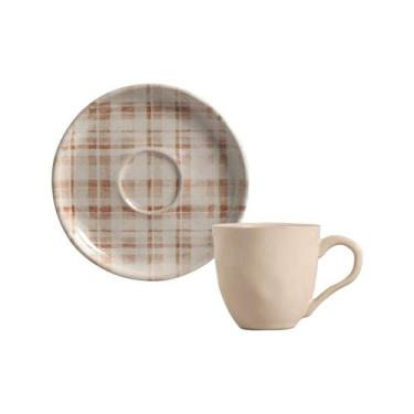 Imagem de Conjunto com 6 Xícaras De Café com 6 Pires Bio Sweet Road 120ml - Port