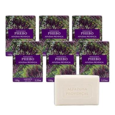 Imagem de Kit 6 Sabonete Phebo Alfazema Provençal Em Barra Cremoso 100g