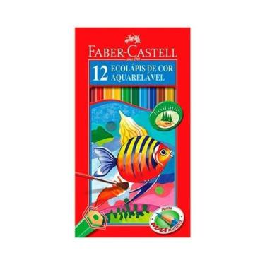 Imagem de Eco Lápis de Cor Aquarelável 12 Cores Faber-Castell Ref. 120212G Eco L
