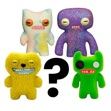 Imagem de Kit Com 5 Mini Bonecos Fuggler 6cm Verde, Tie-dye, Roxo E Amarelo