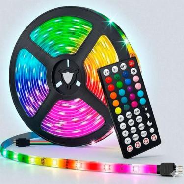 Imagem de Fita LED Sensor de Som RGB Iluminação Televisão Controle - GXM