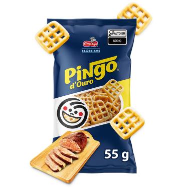 Imagem de Snack Salgado Picanha Pingo d'Ouro Elma Chips 55g Crocante