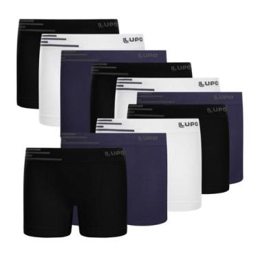 Imagem de Combo 10 Cueca Kids Microfibra Infantil Lupo Sem Costura, Sortido 2, G