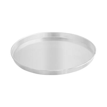 Imagem de Forma para Pizza Ø30cm Tpc para Assar Massa Grande em Alumínio com Assado Uniforme e Crocante em Forno Doméstico
