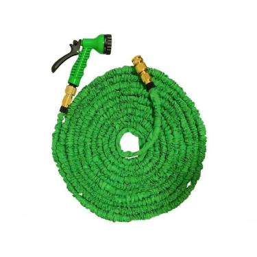 Imagem de Mangueira de Jardim KM222CV 18 METROS para Irrigação e Limpeza com 7 Jatos Expansível e Flexível Verde Kepper