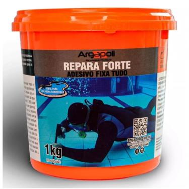 Imagem de Vedação Molhada Repara Forte 1KG para Áreas Constantemente Úmidas com Secagem Rápida e Alta Aderência Argapoli