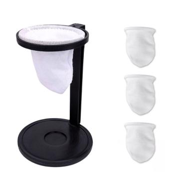 Imagem de Mini Coador de Café de Pano Individual Chá Suporte Mariquinha Dose Única em Algodão e Metal para Casa OEM