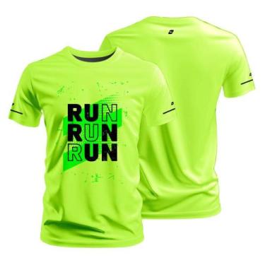 Imagem de Camiseta Masculina Dry Fit Esportiva para Corrida e Treino  Leve, Resp