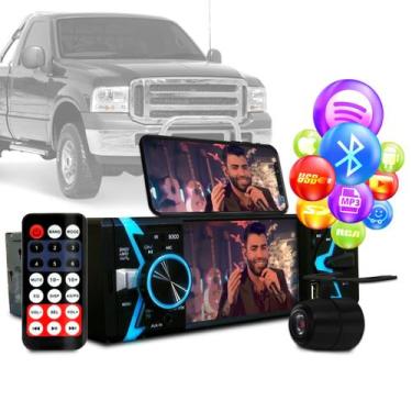 Imagem de Radio Dvd Bluetooth Mp5 Usb 1din Espelhamento Ford F250 - OESTESOM