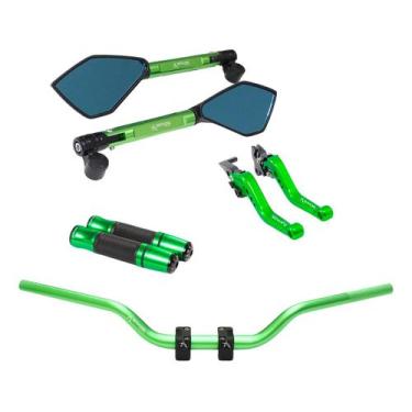 Imagem de Kit Manete Manopla Retrovisor Guidão Mt03 Mt-03 Mt 03 - Stark Race, Ve