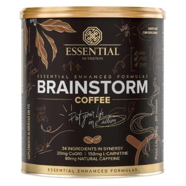 Imagem de Brainstorm Coffee Energia 186g - Essential Nutrition-Unissex