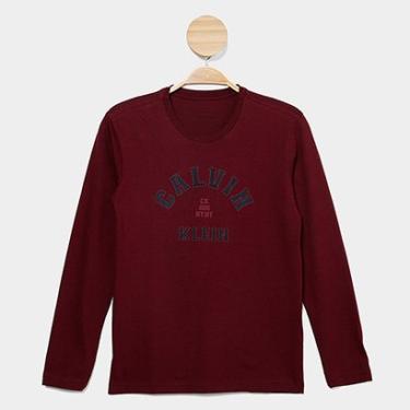 Imagem de Camiseta Manga Longa Infantil Calvin Klein Varsity Menino-Masculino