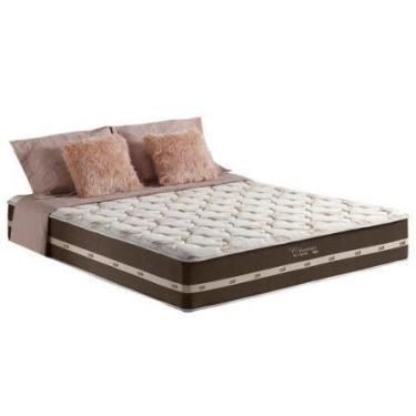 Imagem de Colchão Casal Classic Marrom Molas Ensacacas Anjos 22x138x188