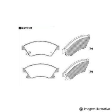 Imagem de Pastilha de Freio Cruze Lt / LTZ 1.6 16V 2012 / Bosch / Tracker LTZ 1.