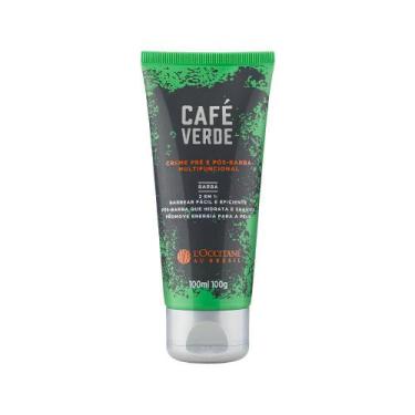 Imagem de LOCCITANE CAFÉ VERDE CREME 2 EM 1 PRÉ E PÓS BARBA 100ml