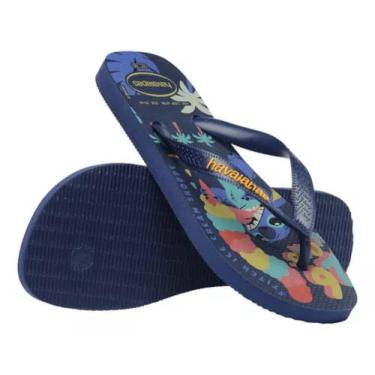 Imagem de Chinelo Havaianas Top Disney Classics - Marinho/Amarelo, 41/42, Azul e