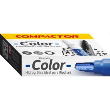 Imagem de Caneta Hidrografica Jumbo Compactor Color Avulso Azul CX.C/12