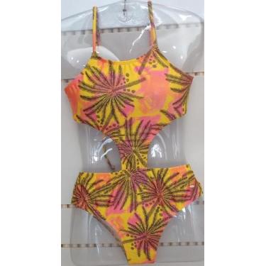 Imagem de Maiô Teen Engana Mamãe - Sol e Água, Estampado, Amarelo, 08
