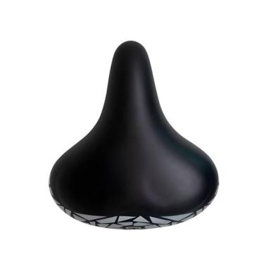Imagem de Selim Selle Royal Shock Mosaico Azul C/Carrinho, Prata, 265mm