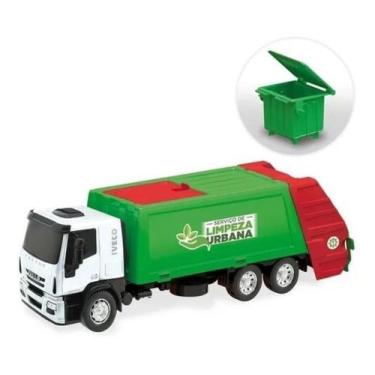 Imagem de Brinquedo Caminhão Coletor De Lixo Iveco Limpeza Urbana - Usual, Sorti