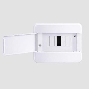 Imagem de Quadro de Distribuição P/ Embutir P/4 Disjuntores Din Branco - Force L