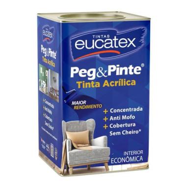 Imagem de Tinta Acrílica Eucatex Peg & Pinte 18 Litros - Cores, Verde Olinda