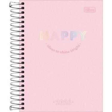 Imagem de Agenda Tilibra Espiral Diária Happy M4 2026