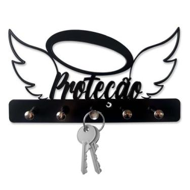 Imagem de Porta Chaves Proteção Decoração Criativa - GEEK VIP, Preto