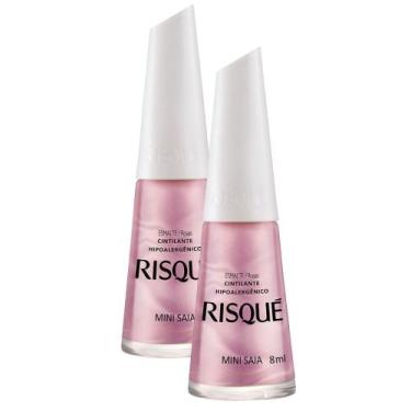 Imagem de Kit 2 Esmalte Risqué Cor Mini Saia Cintilante com 8ml