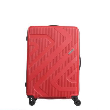 Imagem de Mala Média para Viagem Polipropileno American Tourister Camboriu Cadeado Tsa Rodas 360º Vermelha