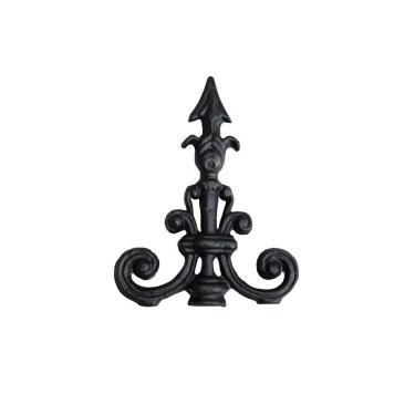 Imagem de Ponteira Ponta de Lança Ferro N19 Grade Portão Muro 23x18cm