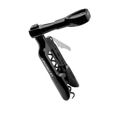 Imagem de Saca Rolhas Abridor de Vinho de Bolso Preto Black Onyx Le Creuset