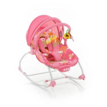 Imagem de Cadeira De Descanso Bouncer Safety 1St Sunshine Baby Rosa