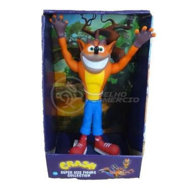 Imagem de Boneco Action Figure Crash Bandicoot Articulado 25cm