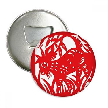 Imagem de Emblema multifuncional com emblema de ímã de geladeira com estampa de ovelhas