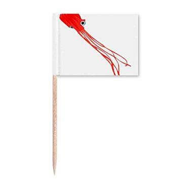 Imagem de Bandeira tradicional chinesa de pipa com padrão de polvo palito de dente marcadores para decoração de festa