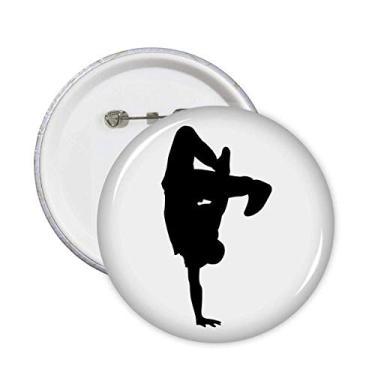 Imagem de Broche de dança saltitante esportivo para quebrar, emblema, botão, decoração, 5 peças