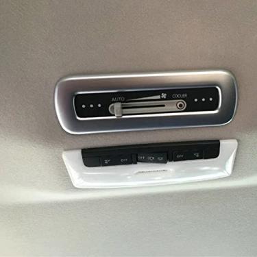 Imagem de JIERS Para Nissan Serena C27 2016-2019, ABS fosco para interruptor de ar condicionado para carro acessórios decorativos para controle de calor AC