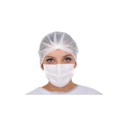 Imagem de Máscara Tripla Descartável Cirúrgica Com Clip Nasal Caixa C/50Un - Hnd