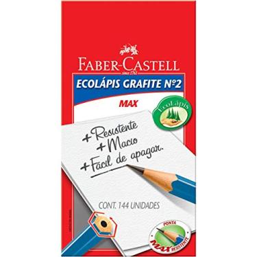 Imagem de Lapis Preto Sextavado Ecolapis Max - Caixa com 14, Faber Castell, 1210AZS/2, Multicor