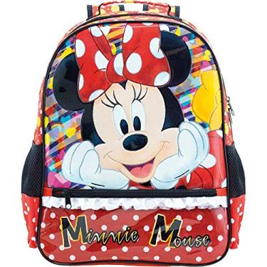 Imagem de Mochila Escolar 16, Minnie Mouse, 8922, Vermelho