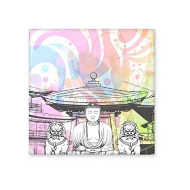 Imagem de Religião Alfândega Pedra Leão Marco Cerâmica Decalque Brilhante Pedra Adorna Tijolo Vitrificado