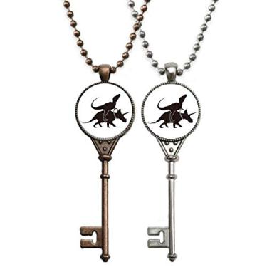 Imagem de OFFbb-USA Correndo Rédeas de Cavalo Chaveiro Colar Pingente Joias Decoração de Casal