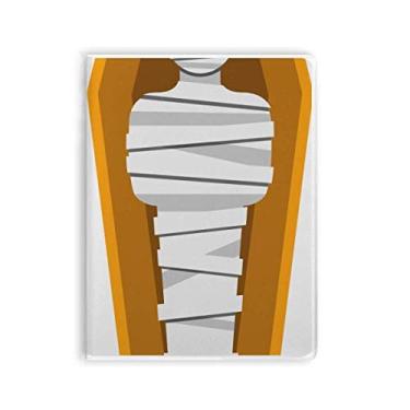 Imagem de Caderno com estampa de ilustração da mamãe do Egito, capa de chiclete, diário de capa macia