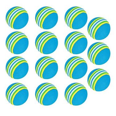 Imagem de Venda Louca Bola de treino de 3 cores para uso interno, para clube de prática de playground áreas de construção, golfistas (azul)