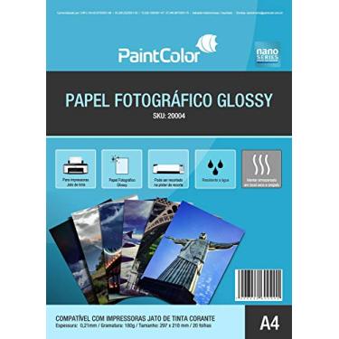Imagem de Papel Fotográfico Glossy A4 180g 20 Folhas