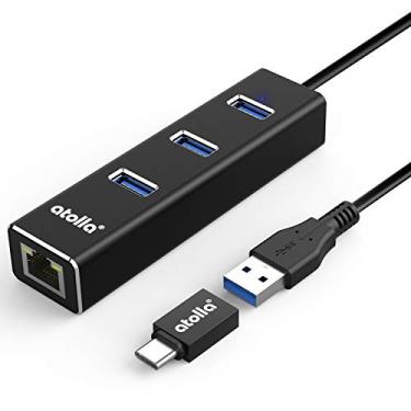 Adaptador USB-C BENFEI Com Ethernet - Hub 3 Portas USB 3.0 E Rede
