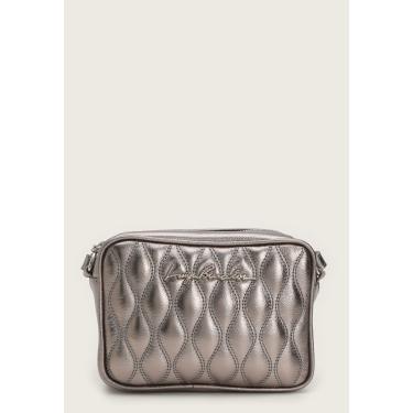 Imagem de Bolsa Luiza Barcelos Matelassê Cinza Luiza Barcelos 77770595-106 feminino