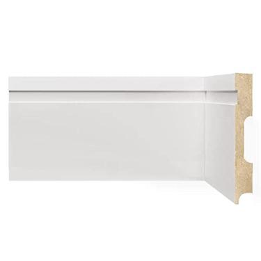 Imagem de Rodapé Mdf 1202 Moldufama 2,4 Unidade - Branco